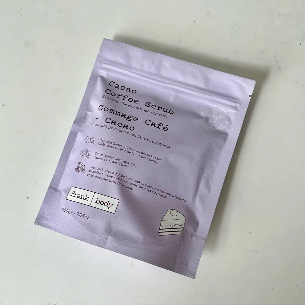 Frank Body Cacao Coffee Body Scrub Deeply Exfoliating